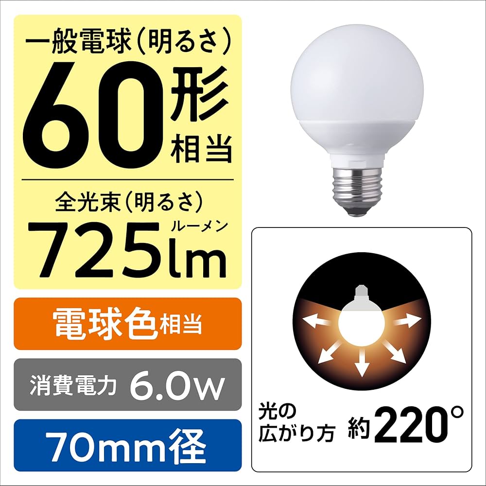 Panasonic - ごまパンです。Panasonic 電球60形 ６個 Amazon | パナソニック LED電球 レフ電球 E26口金 60W形相当
