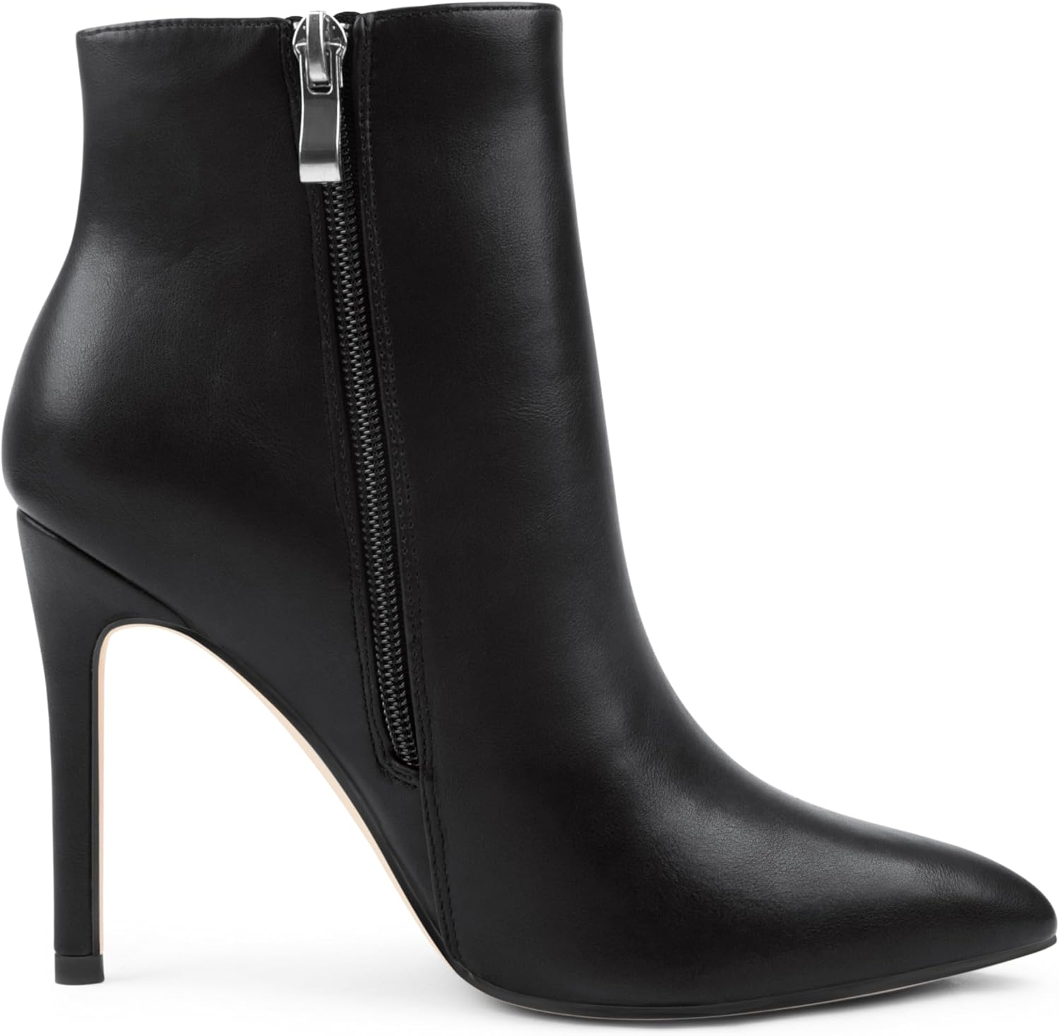 Ankle Boots for Women Stiletto High Heel Pointed Toe Boots with Zipper - Image 3