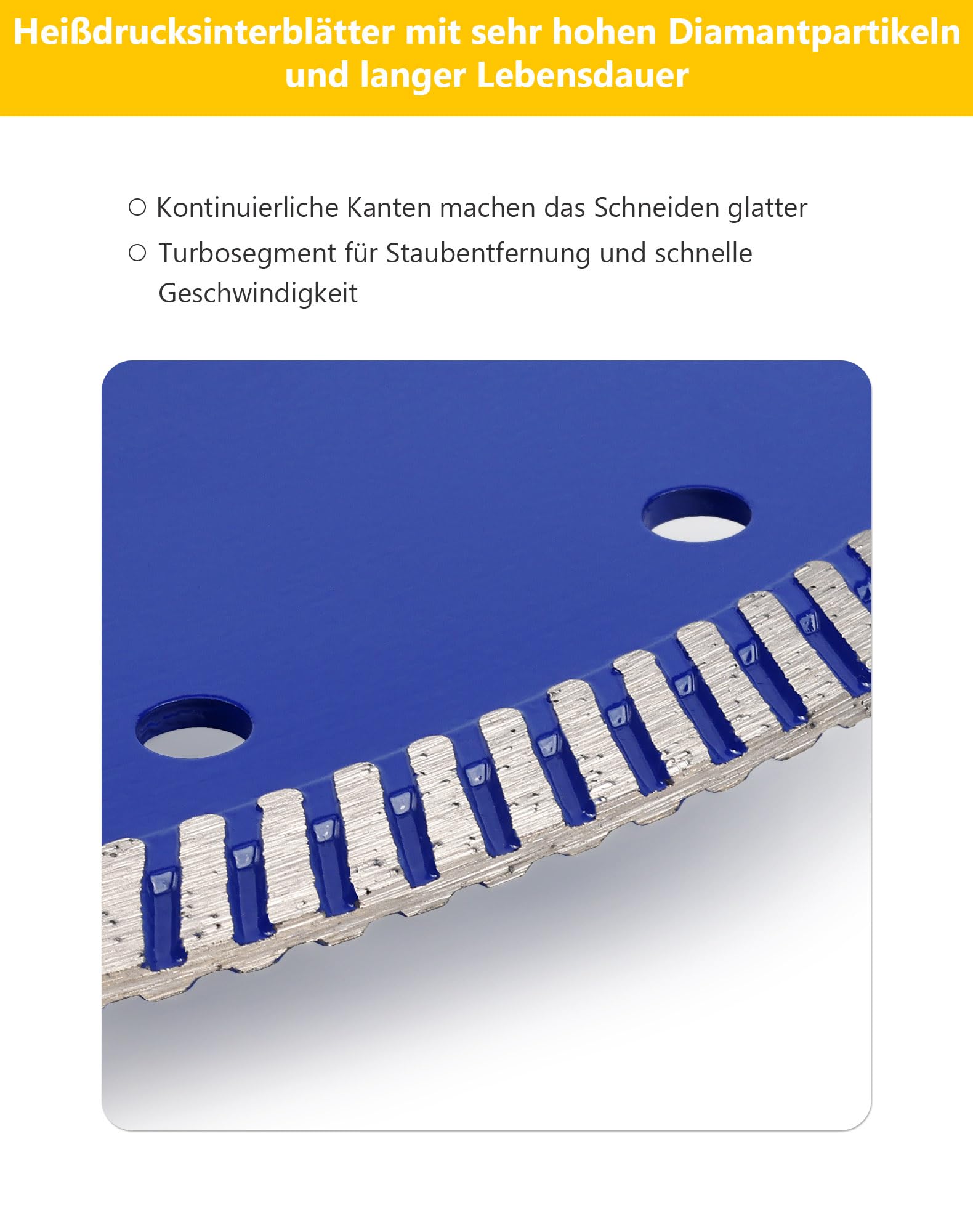 Diamant-Trennscheibe Ø 350 mm x 25,4 mm,Diamantscheibe für Beton, Granit, Stein für Stein,Beton,Granit,Ziegel uvm