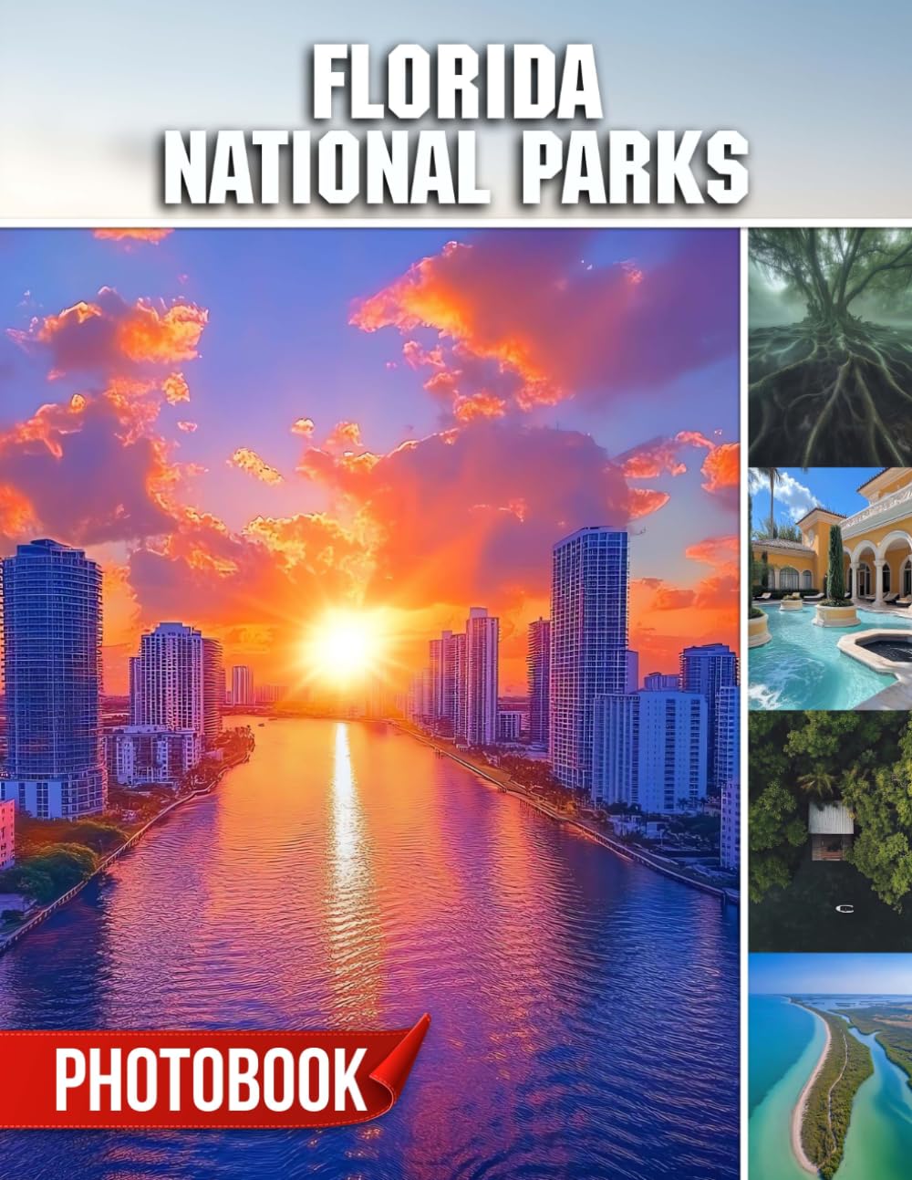 Florida National Parks Photo Book: Sunshine State Wilderness with 40 Pages Full of Everglades, Beaches, and Wildlife Photography