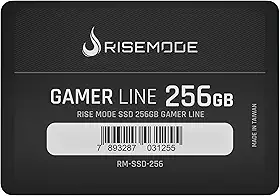 SSD Rise Mode Gamer Z Series 256GB SATA 2.5', Velocidade 535MB/s Leitura e 435MB/s Gravação, Desempenho para Jogos e PC – RM-SSD-256
