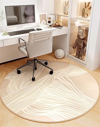 Vista 25 de Tapete redondo para silla de oficina para suelo de madera dura, computadora y juegos, tapete protector de suelo, tapete de protección de azulejos