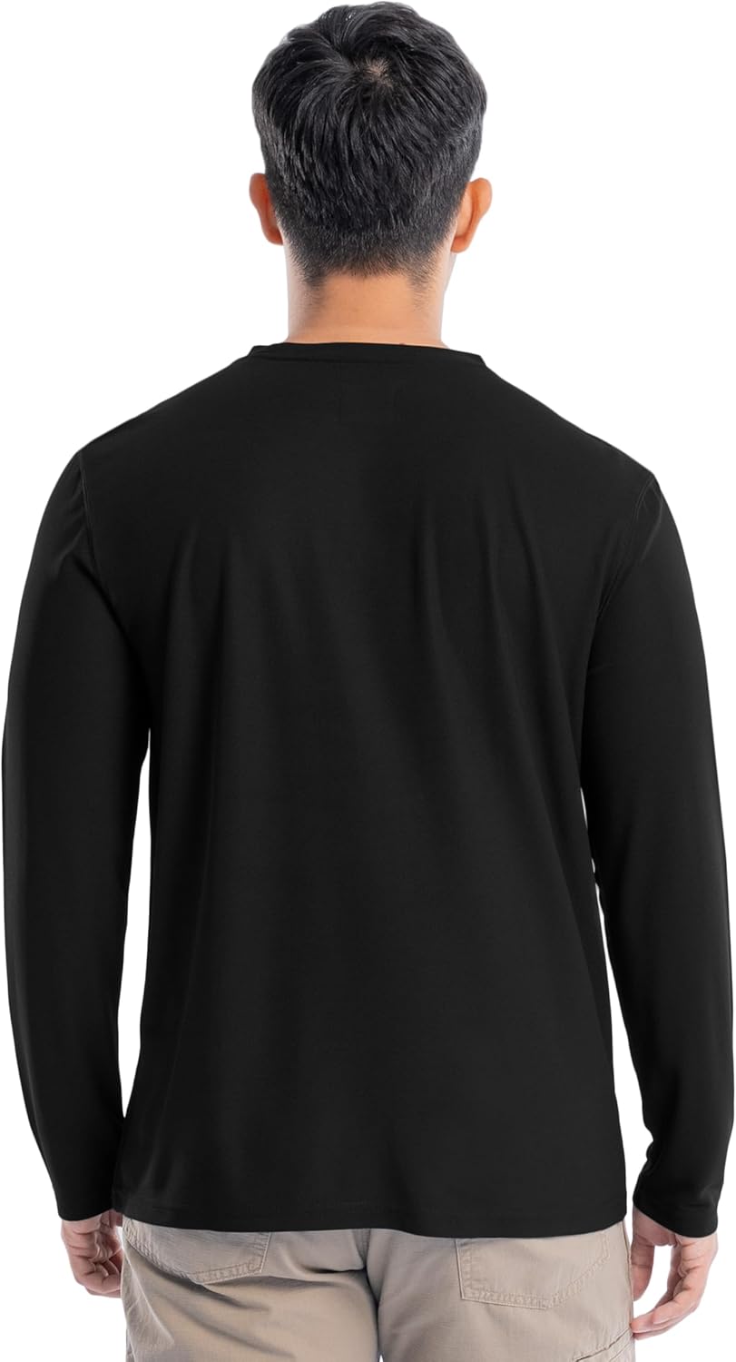 Wrangler Mens Long Sleeve UPF 40 Performance Pocket T-Shirt, 2-Pack - Image 2