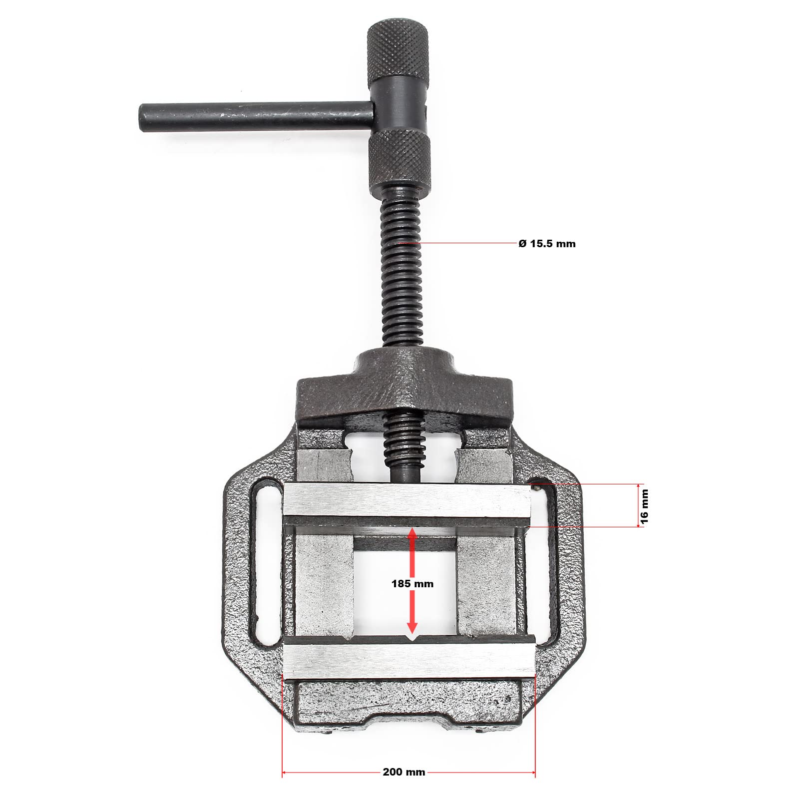Etau de machine Outil professionnel Perçage Meulage Fraisage Outil Atelier Perceuse 200mm