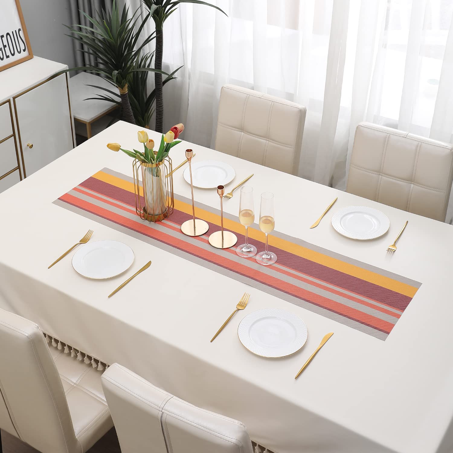 HOKIPO Runner for Dinner and Coffee Table, 30x135 cm (AR4120)-image-23