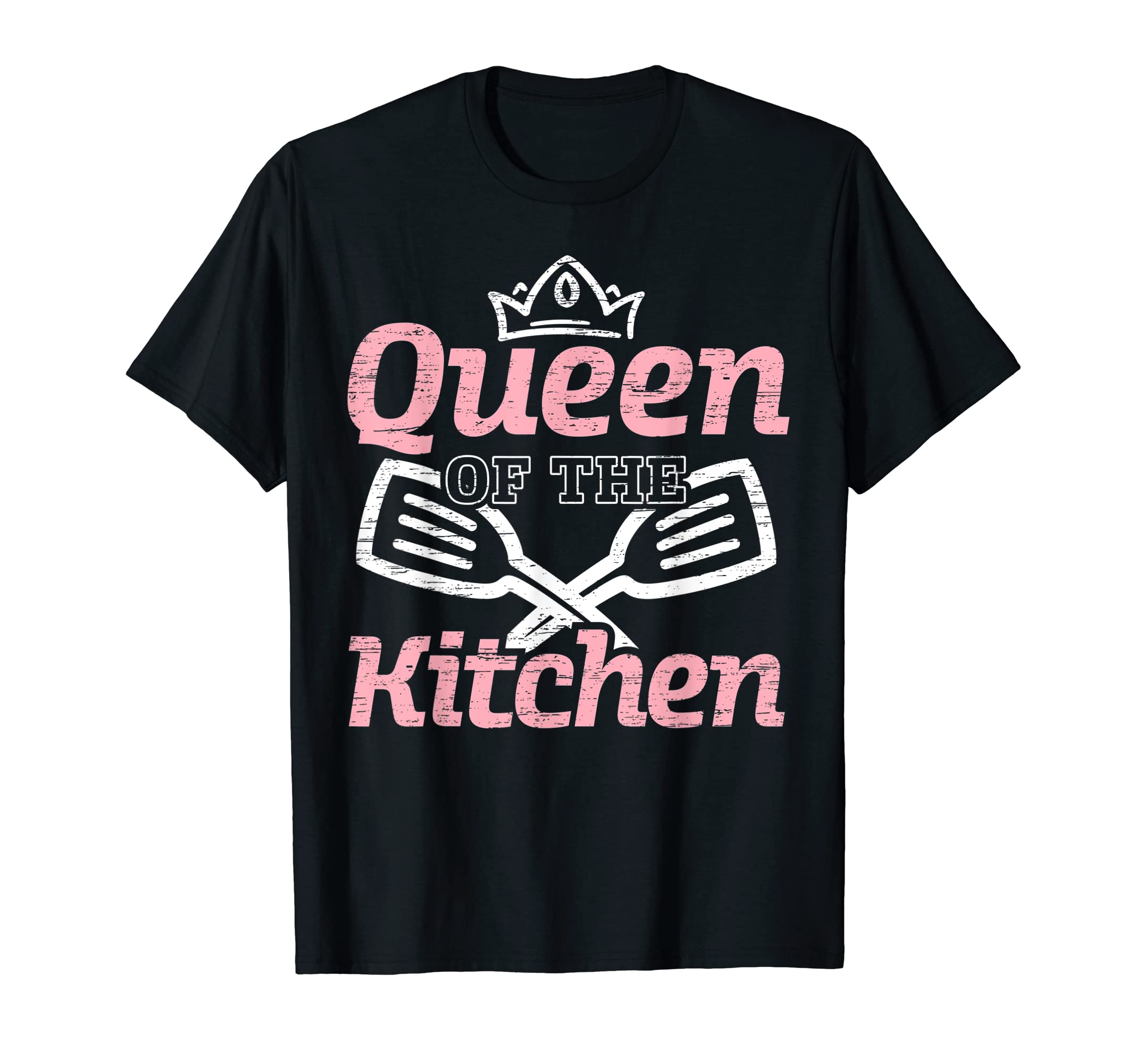 Cooking Chef SteMi ApparelQueen Of The Kitchen Cooking Master Chef Hat Cook Culinary T-Shirt