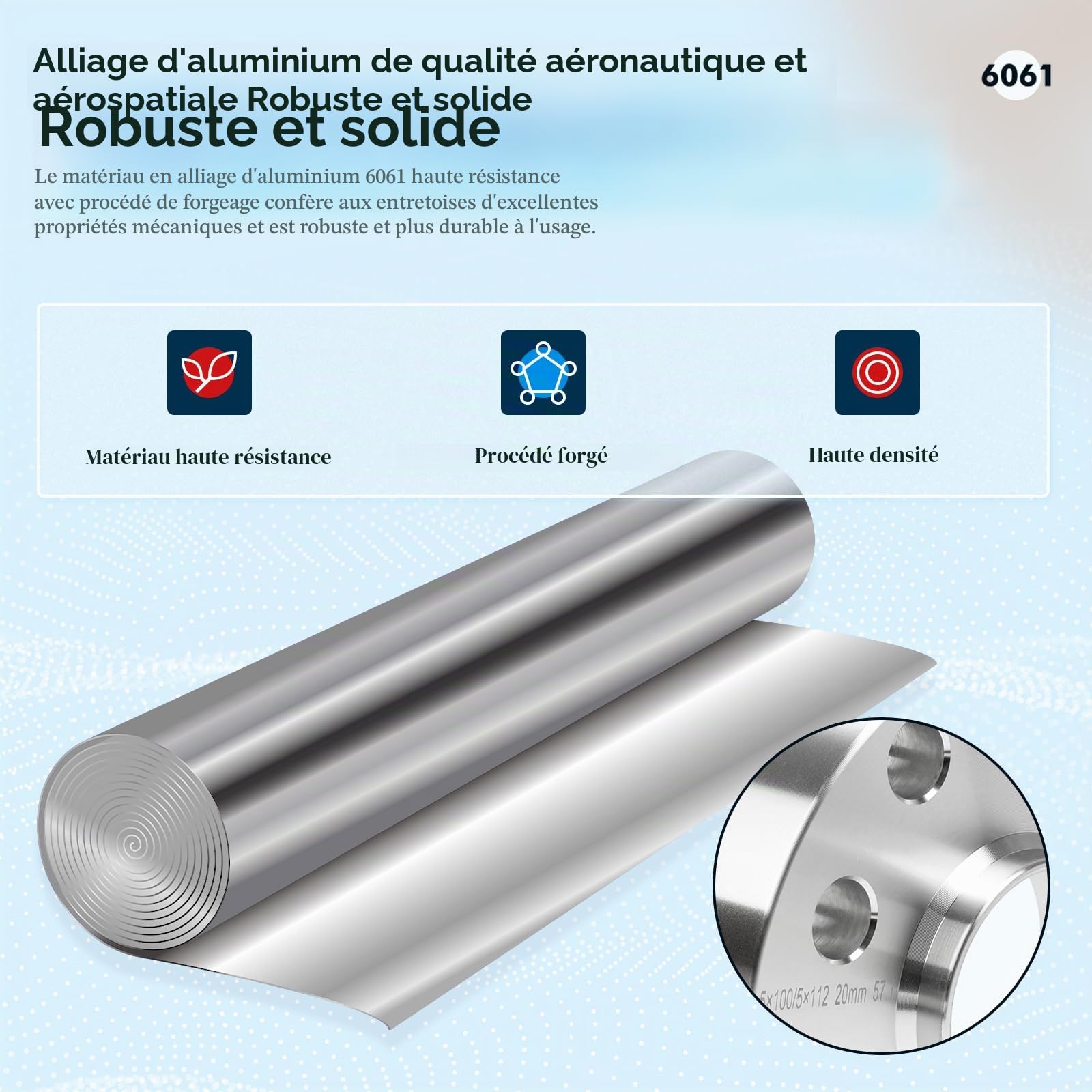 GEARMONSTER Lot de 4 élargisseurs de voie/entretoises de 15mm et 20mm LK: 100/5+112/5 NLB:57.1 avec 20 boulons de roue M14x1,5 40/45mm pour VW Golf