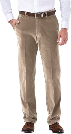 Haggar Men’s Classic Fit Premium Stretch Corduroy Pant