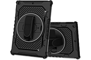 iPad Air Case with 360 Kickstand and Hand Strap