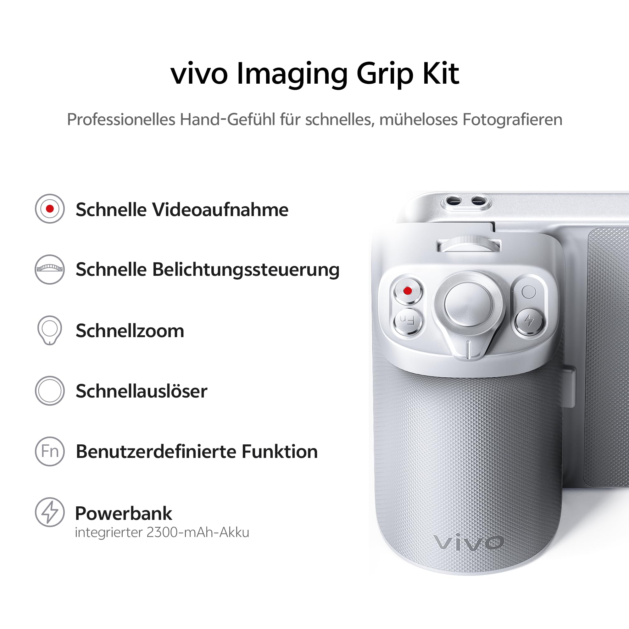 vivo ZEISS Telephoto Extender G2 Ultra, 400mm Teleobjektiv Fotografie Set für vivo X300 Ultra