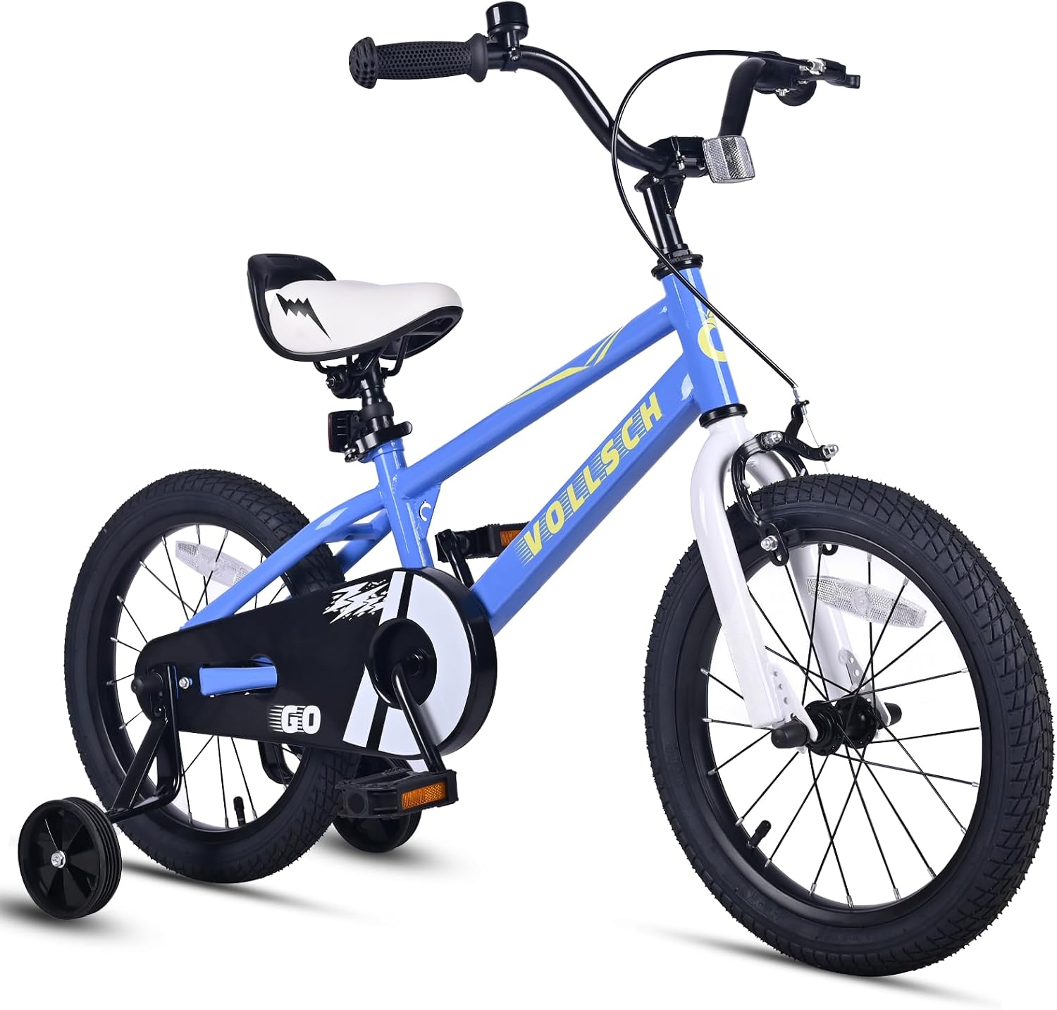 12 14 16 Inch Kids Bike for Ages 2-8 Years Old Boys Girls Toddlers BMX Style Bicycle with Training Wheels & Coaster Brake, Multiple Colors