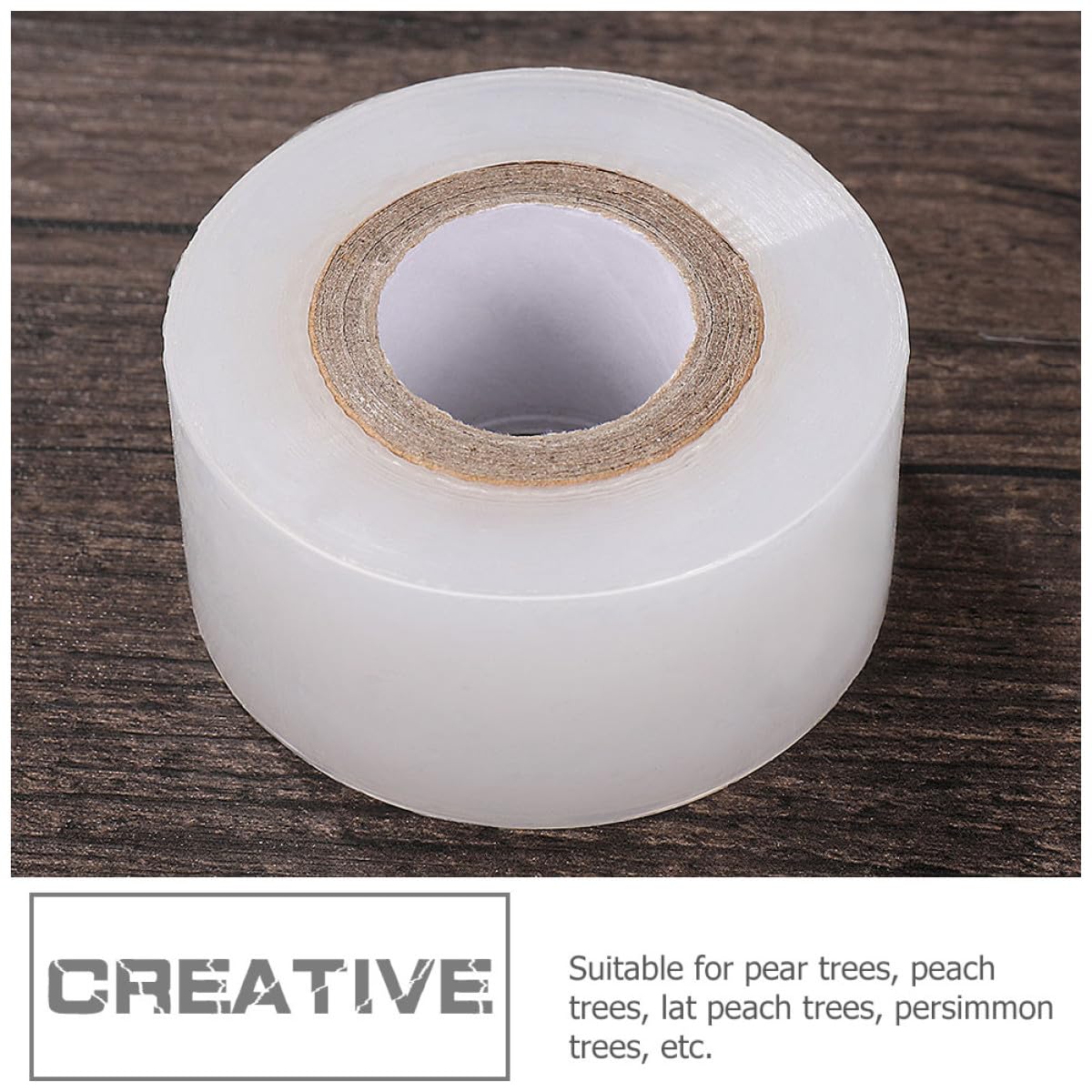 KICHOUSE Ruban de Greffage Autocollant 6 Rouleaux 30Mm X 100M Film Plastique pour Jardin et Bouturage des Plantes