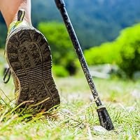 Vista 4 de Healifty 4 puntas de bastón de senderismo, puntas de bastón de senderismo, puntas de goma de repuesto para bastones de senderismo, bastones