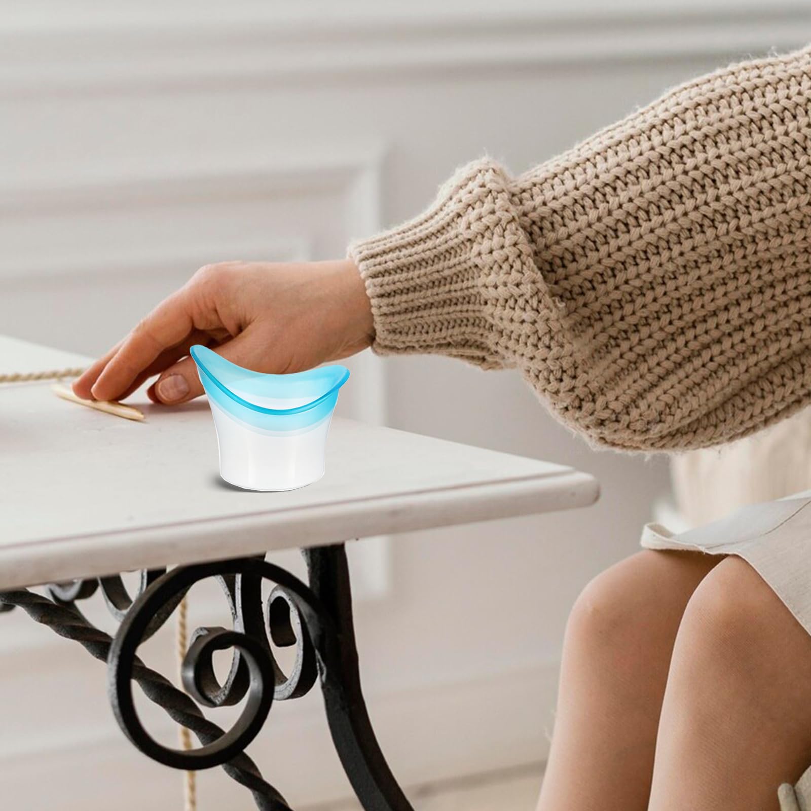 6 tazze da bagno con occhi in silicone 10 ml portatile per la cura degli occhi