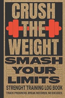 Weight Lifting Log Book: Track Workouts, Progress, Gains & Fitness Goals | Journal for Men & Women