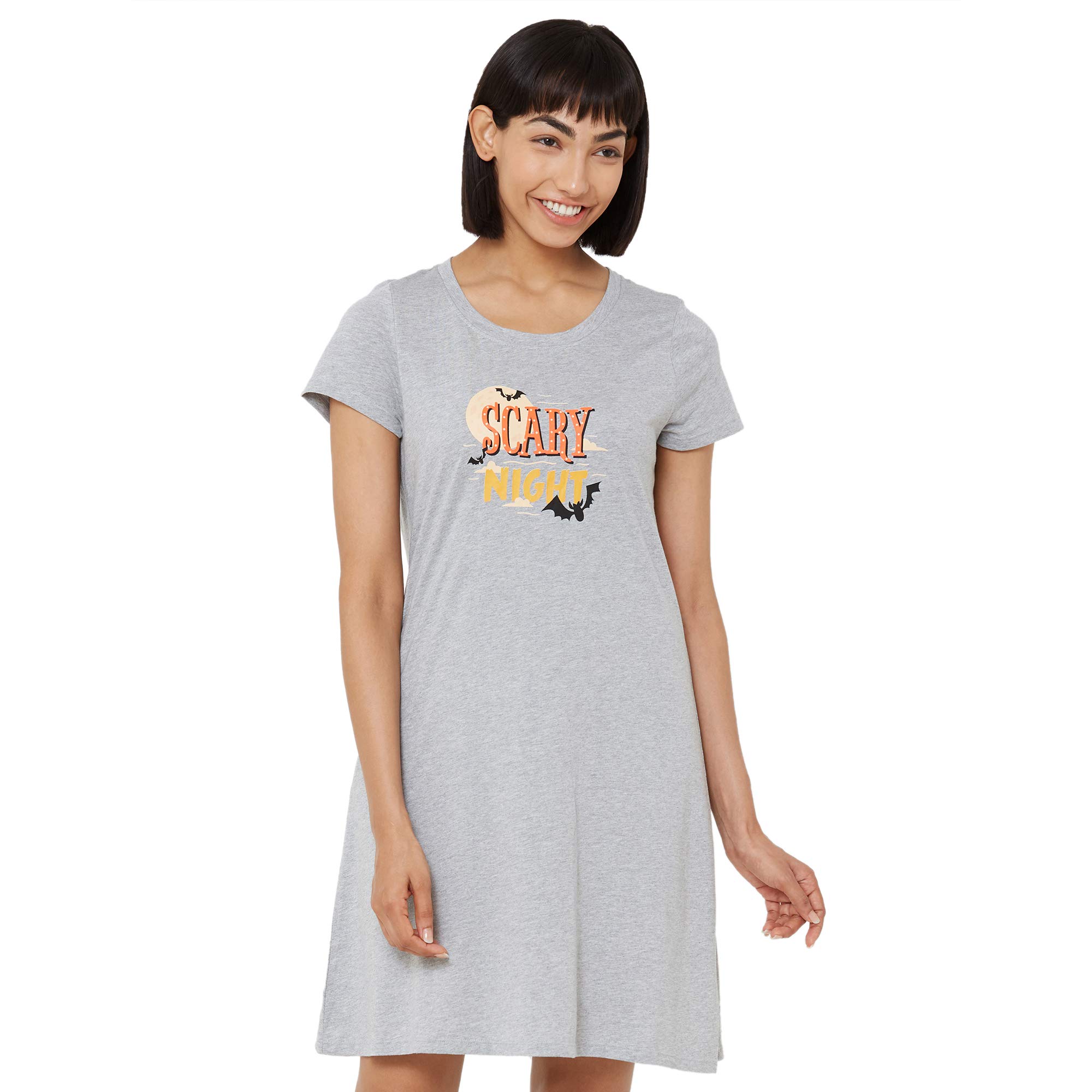 S.O.I.E. Women's Super-Soft Cotton Modal Sleep Shirt