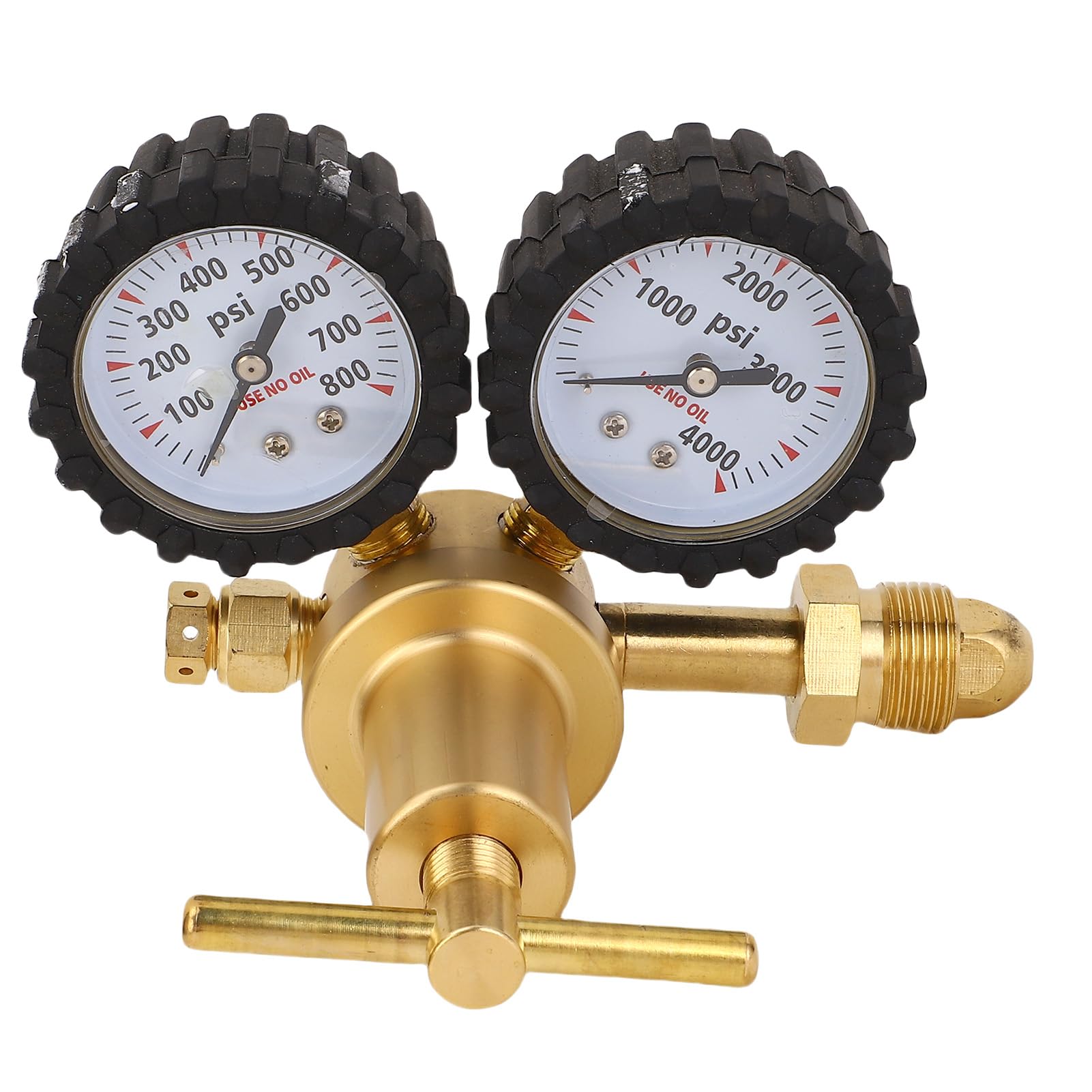 Zestaw Regulatora Azotu 0-800 Psi z Wężem Mosiężnym 60 Cali