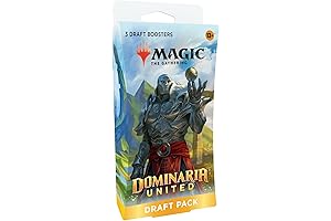 Magic: The Gathering Dominaria United 3-Booster Draft Pack: Sharpen Your Gaming Skills...