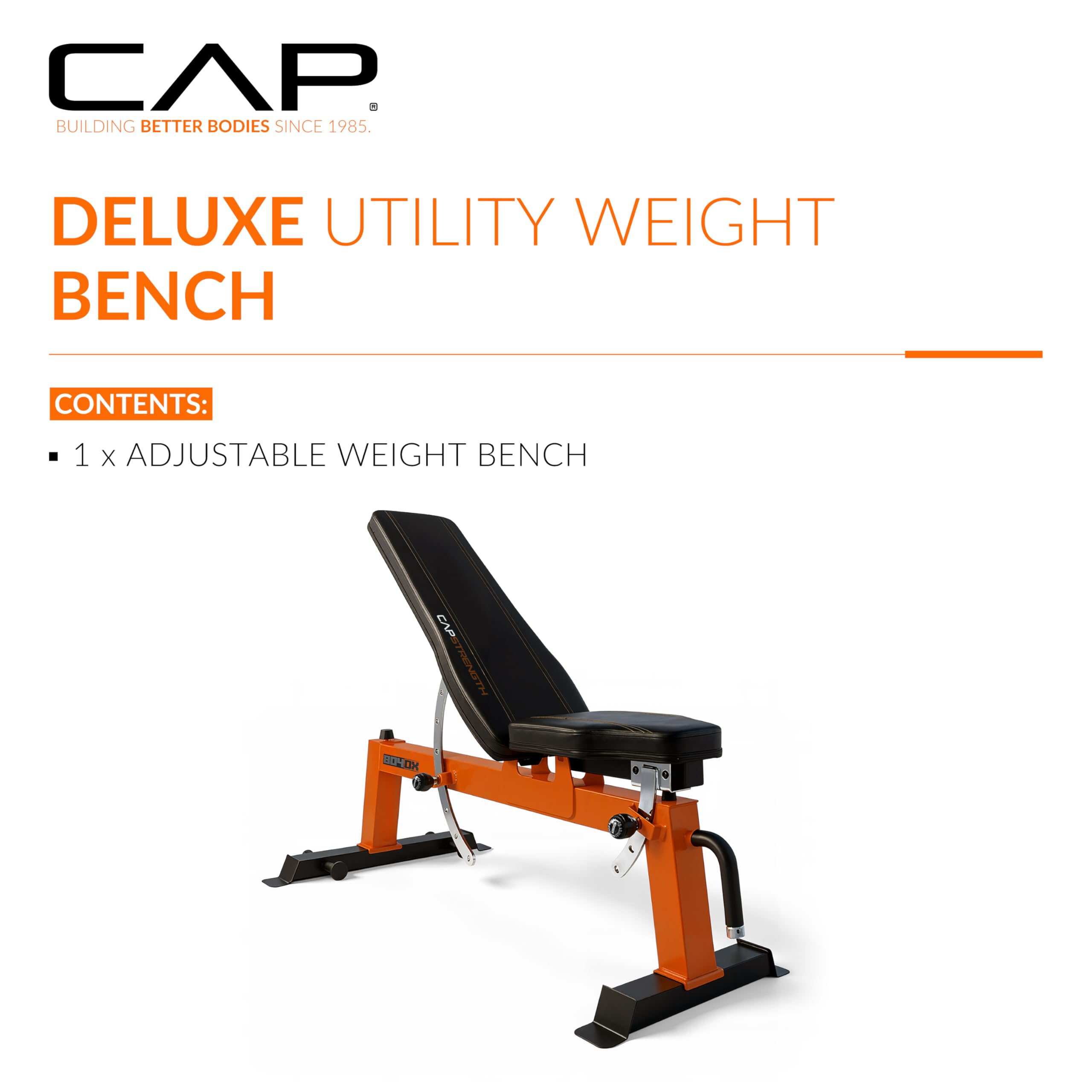 Deluxe Utility Weight Bench | Multiple Colors