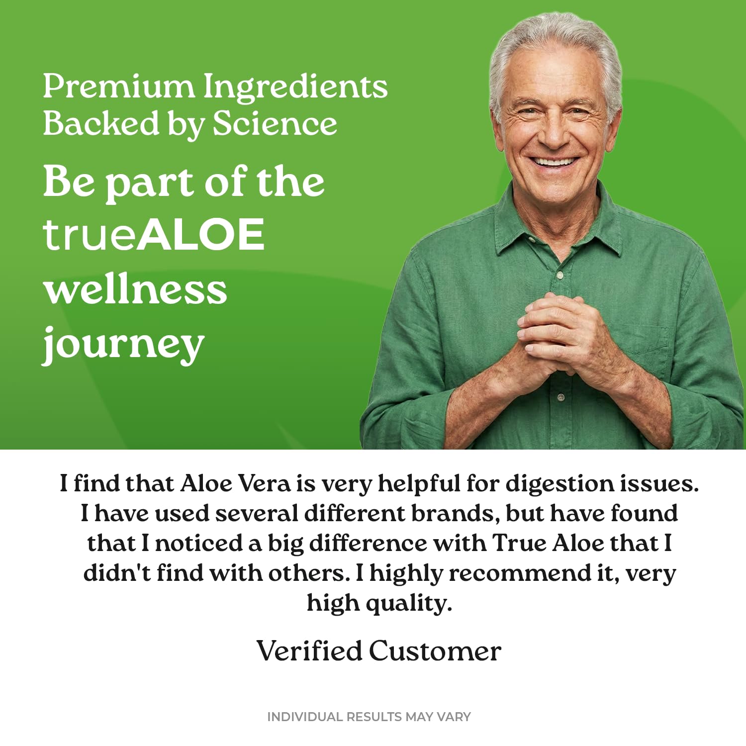 NatureCity TrueAloe Organic Aloe Vera - Digestive Support, 120 Capsules — Amazon image 6
