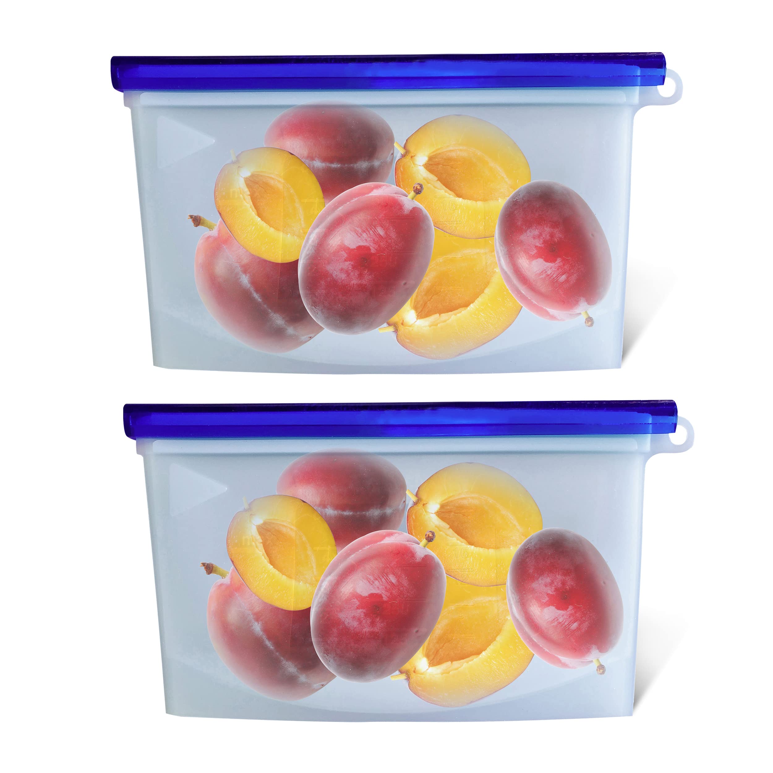 Joyoldelf Lot De 10 Sacs Alimentaires Réutilisables En Silicone PEVA