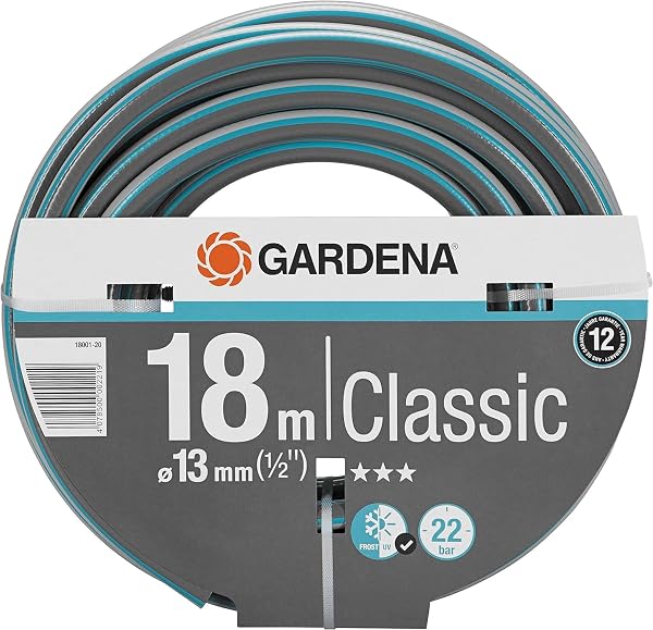 GARDENA Classic Hose 1/2 tum 18m robust