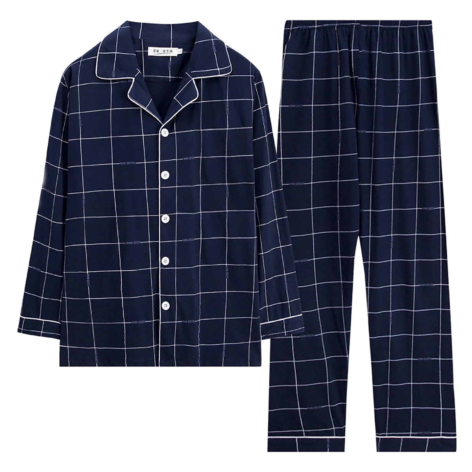 Generisch Camicia da notte da donna lunga in cotone, leggera e confortevole