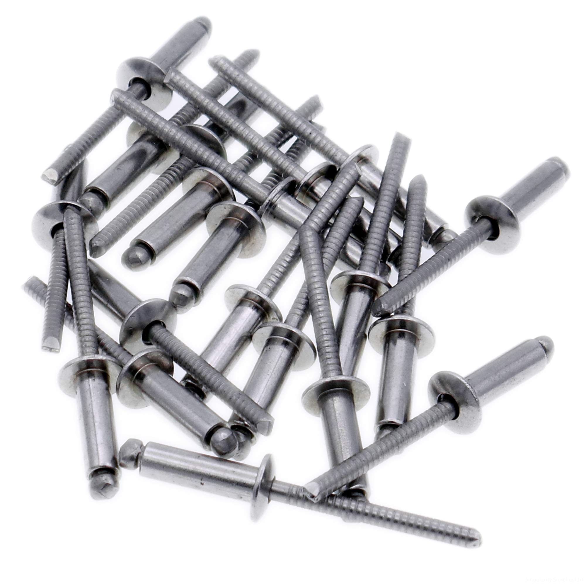 Singularity Supplies M4.8 (4.8Mm X 8Mm) Dome Blind Rivet - Stainless Steel (A2) (Pack Of 20)