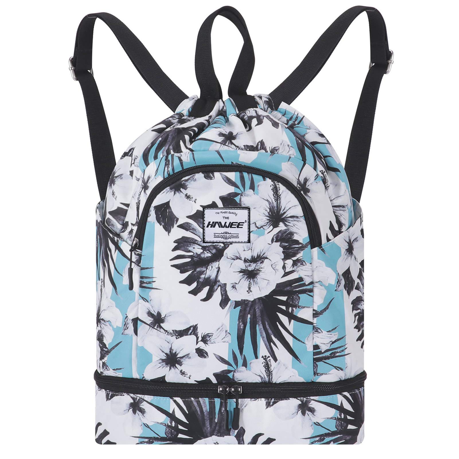 Impermeable Casual Mochila con Cordón Grande Deporte Bolso de Gimnasia Mochila de Cuerda Unisex para Mujer Hombre Vida Cotidiana Aire Libre Yoga Escuela Nadar Playa