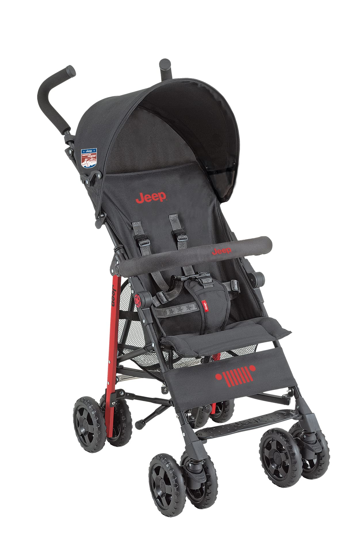 クリーニング済　☆綺麗☆　Jeep　ベビーカー　ブルー　ストラップ未使用 Jeep ジープ J is for Jeep アドベンチャー (カーキ) B型