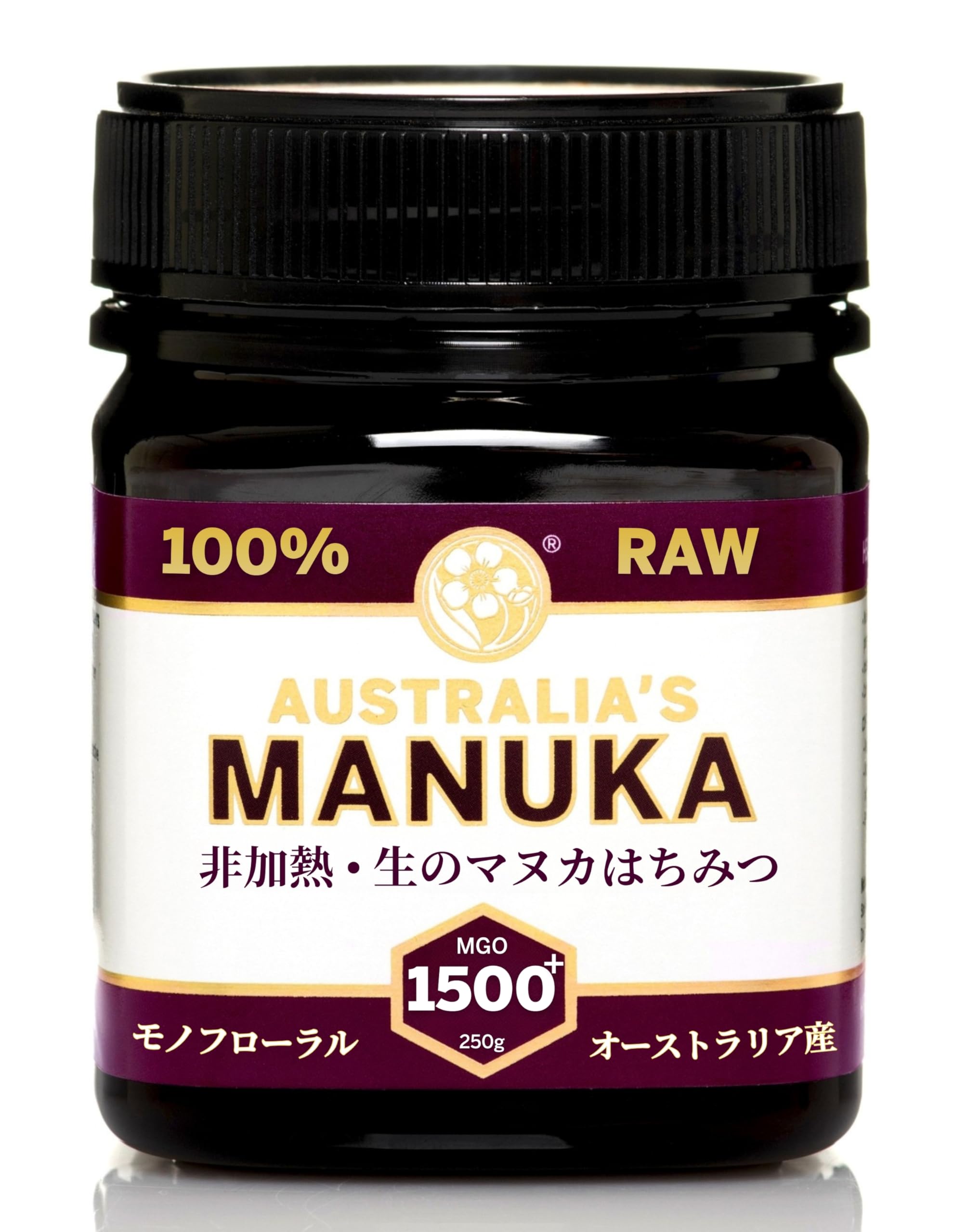 Amazon | マヌカハニー MGO1500+ 250g 国内正規品 非加熱 無添加 100