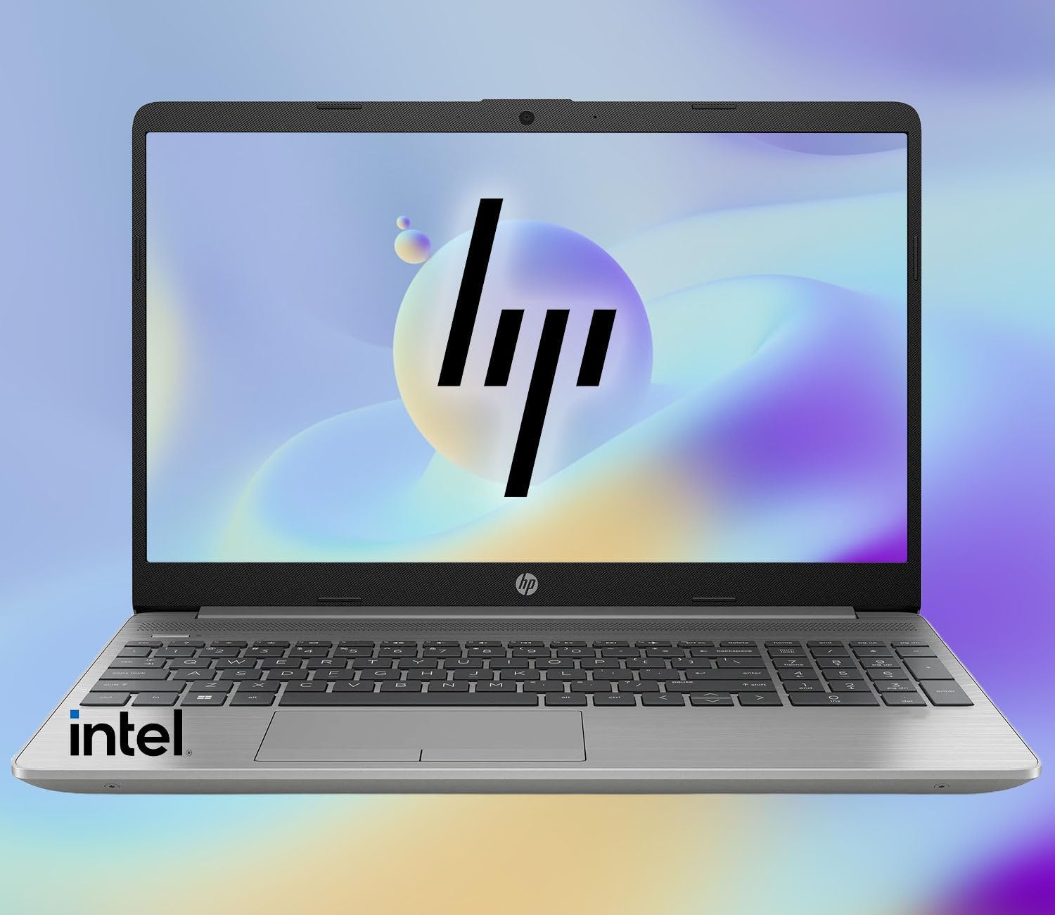 HP 250 G9 ラップトップ、15.6 インチ FHD スクリーン、インテル Celeron デュアル コア シリーズ プロセッサ、8GB RAM、256GB SSD、Windows 11 Pro、アンチグレア コーティング、時間的ノイズ低減機能付き HD カメラ