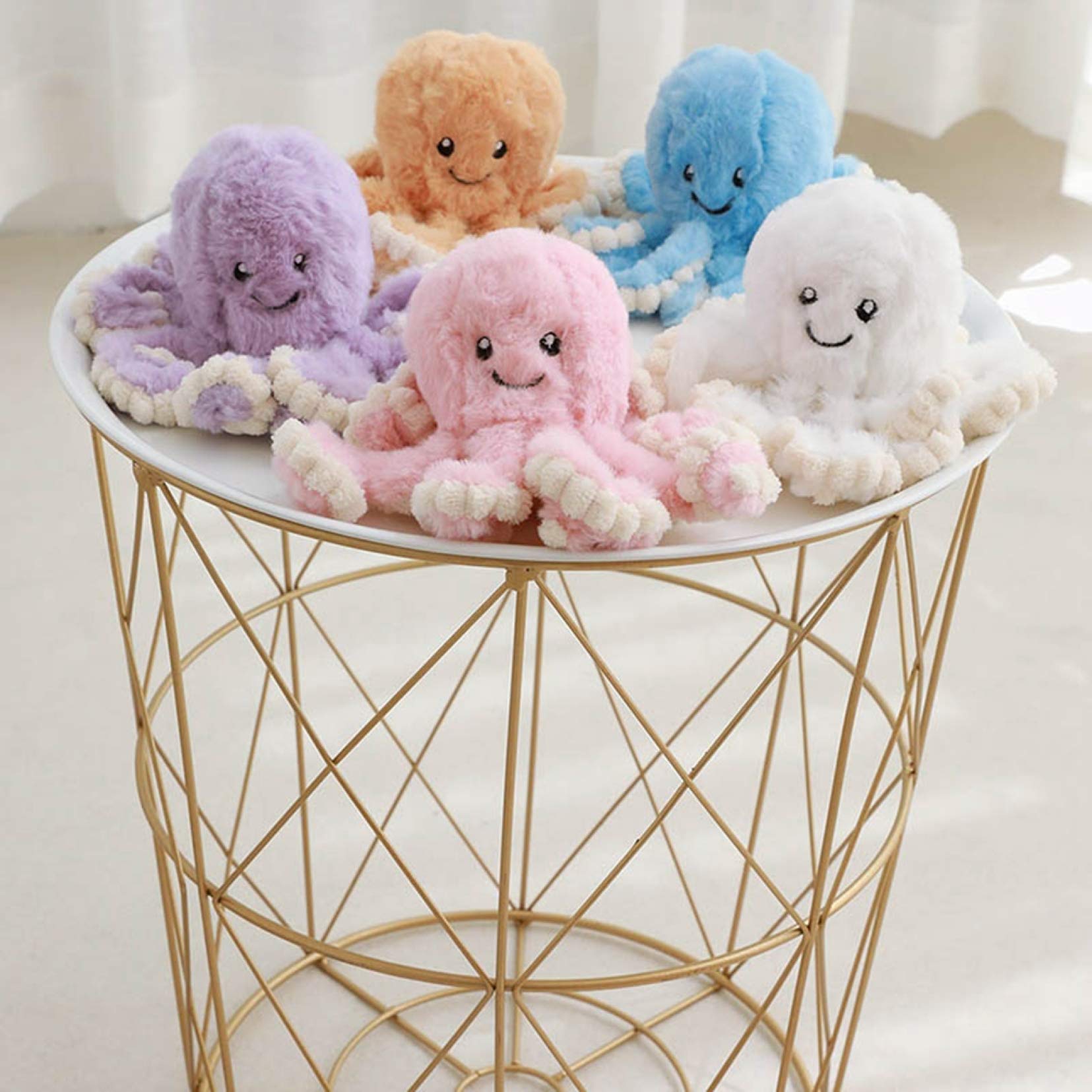 Amazon｜PIRNSDG タコぬいぐるみ タコ 抱き枕 特大 ふわふわ 置物