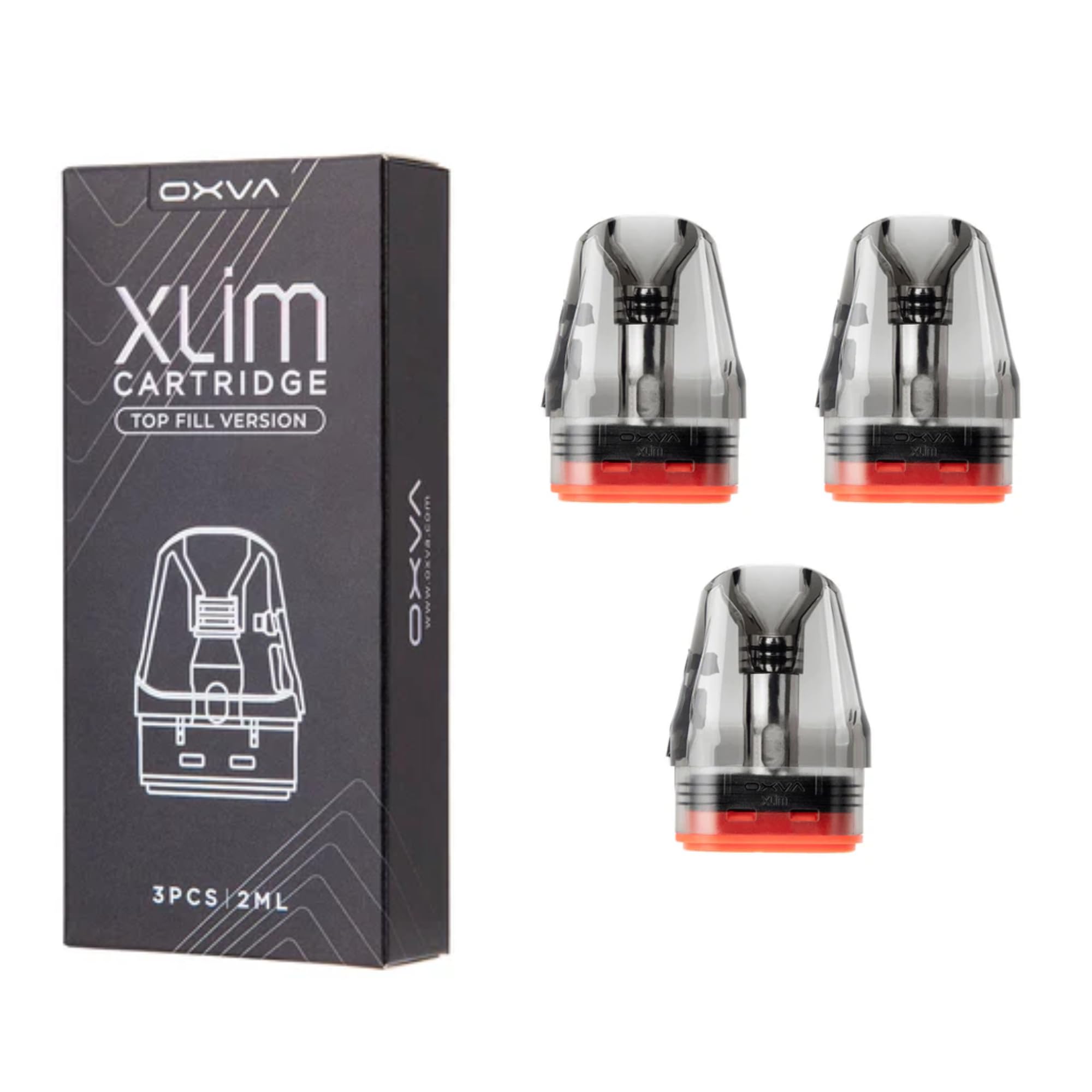 – Oxva Xlim V3 Pod, Ergonomic Design, Top fill System, Mesh Built-in Coils, Easy to Refill, Leak-Resistant, 2ml Cartridge Capacity, No Nicotine, Pack of 1 (0.4ohm)