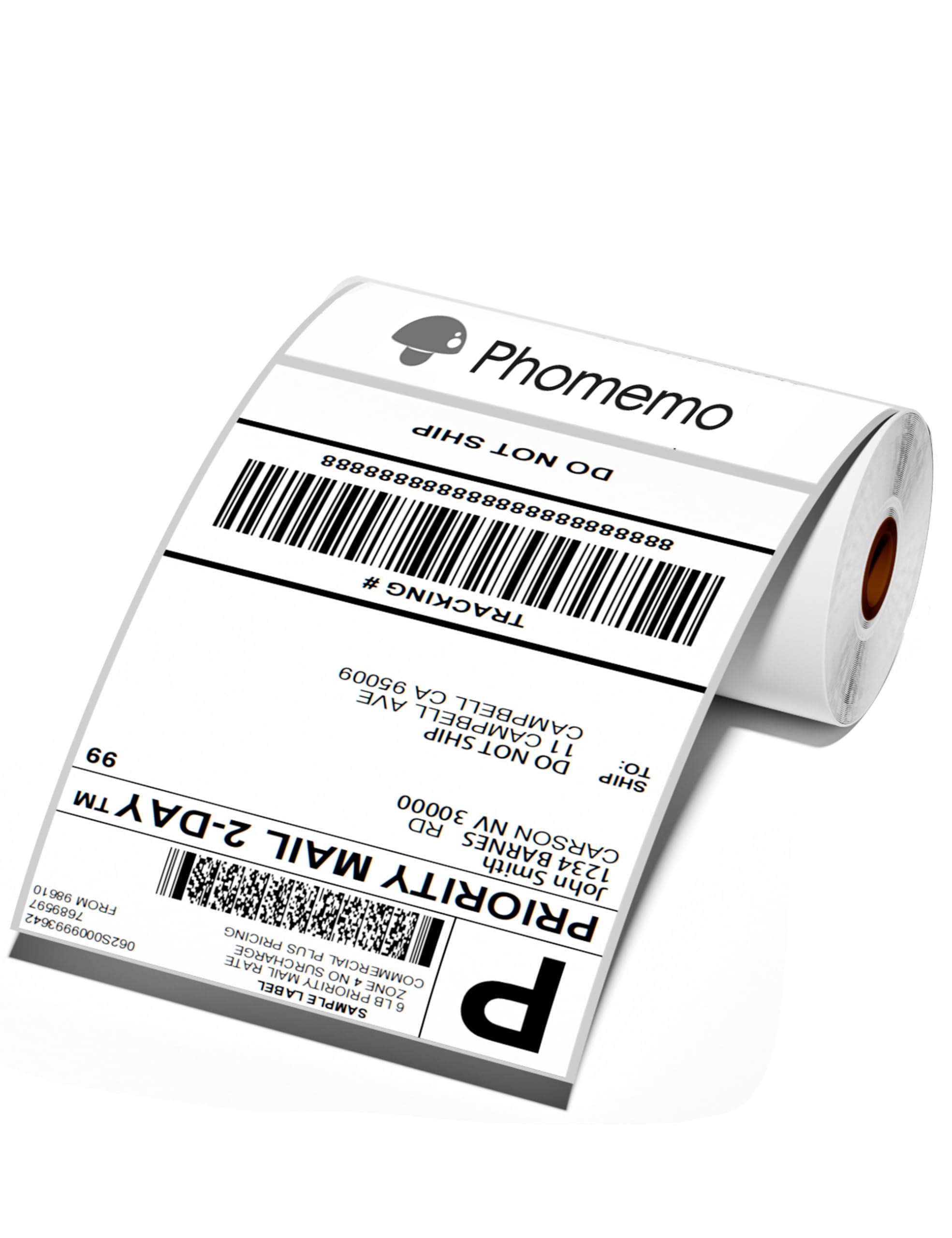 Étiquettes Thermiques Directes Phomemo 4x6 - 1000 Étiquettes - Compatible UPS, FedEx, DHL - Pour Expédition Et Commerce