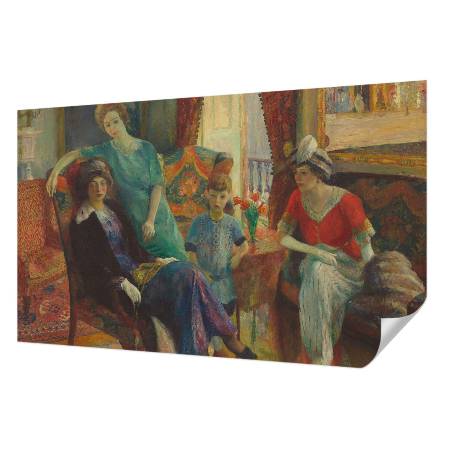 Revêtement mural autocollant résistant aux taches Tulup grand format haute qualité 416x254
