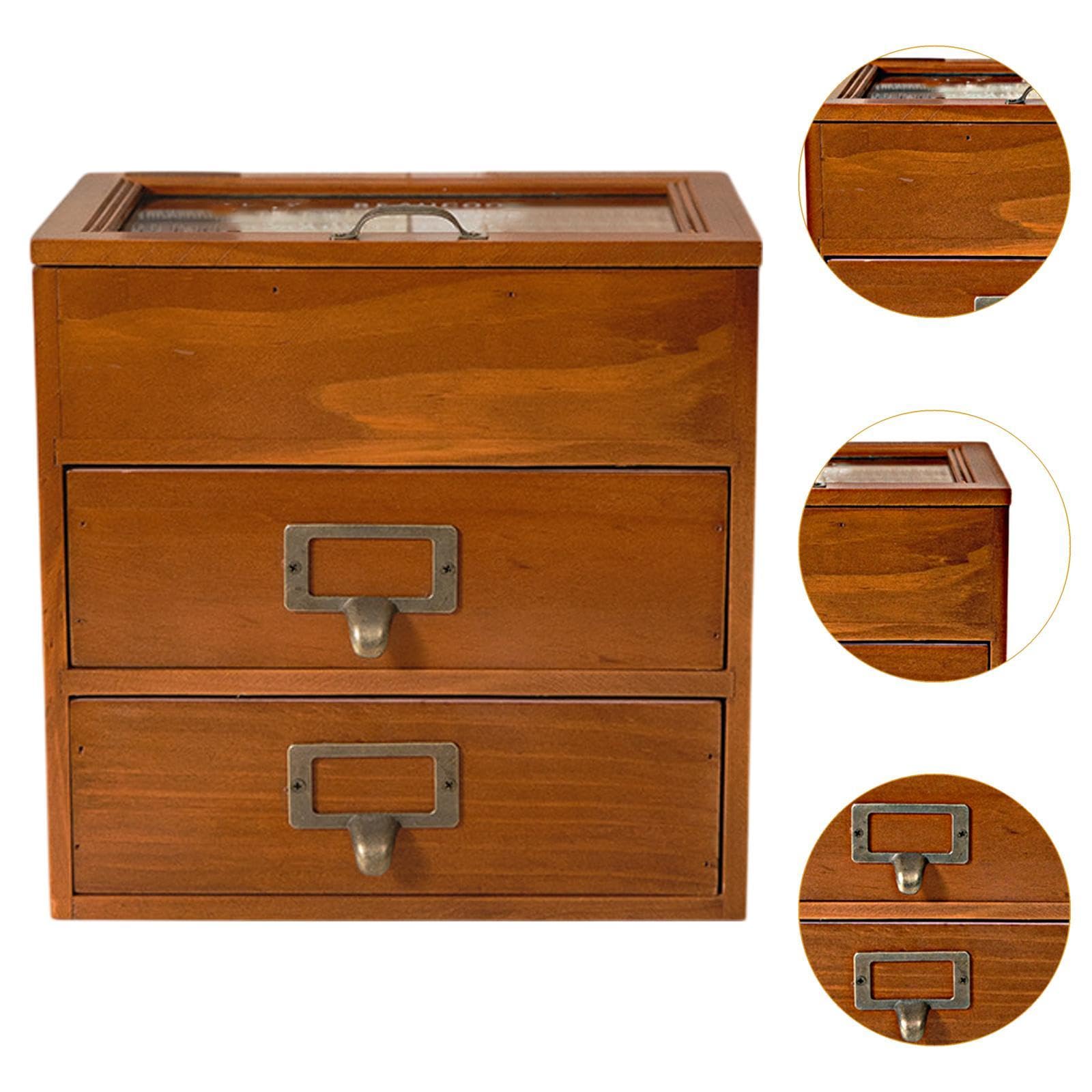 Caja Organizadora Madera Joyas Capacidad