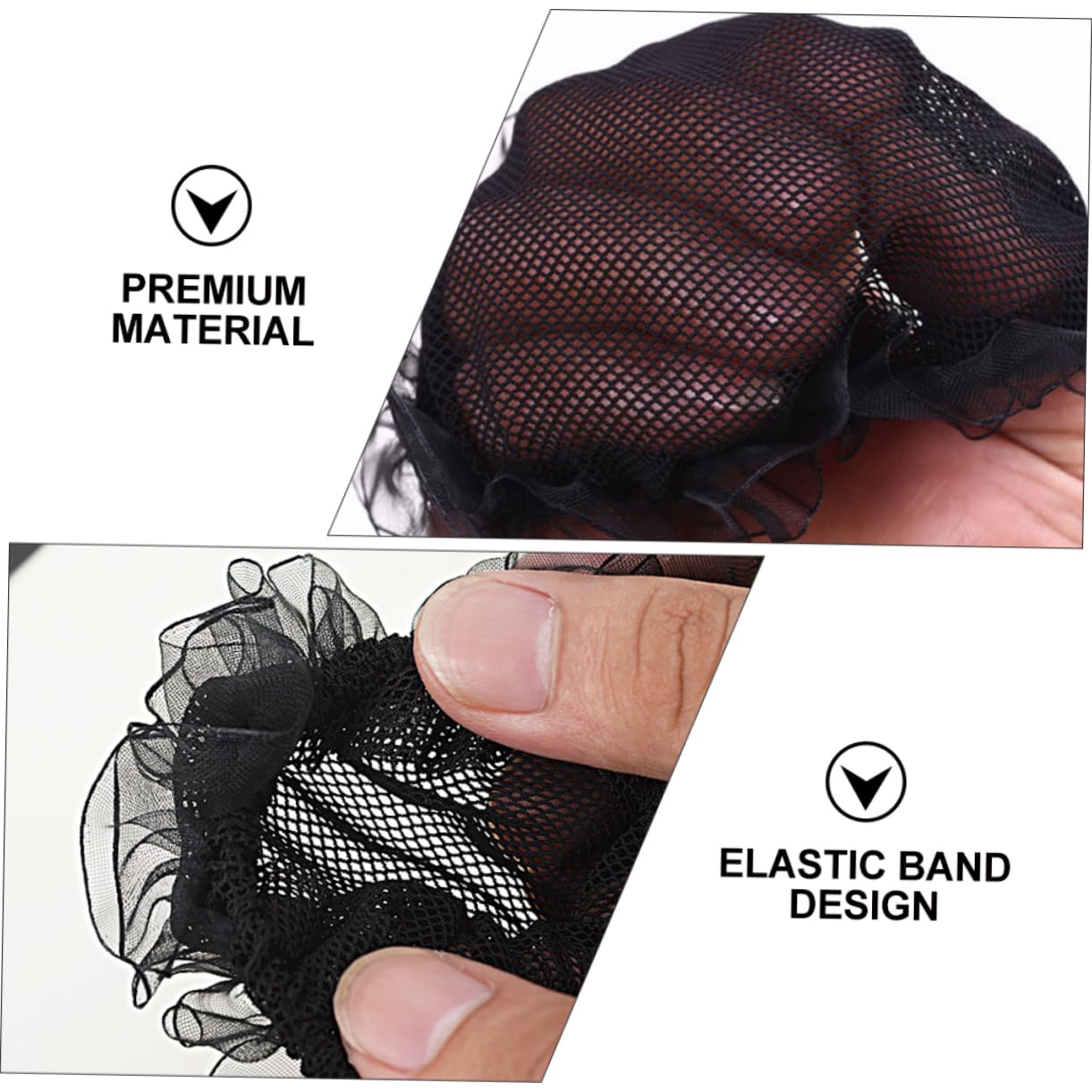 FRCOLOR 30piezas Cabello Elástica para Mujer para Bailarinas y Deportes Accesorio Práctico Que Mantiene El Peinado Ordenado