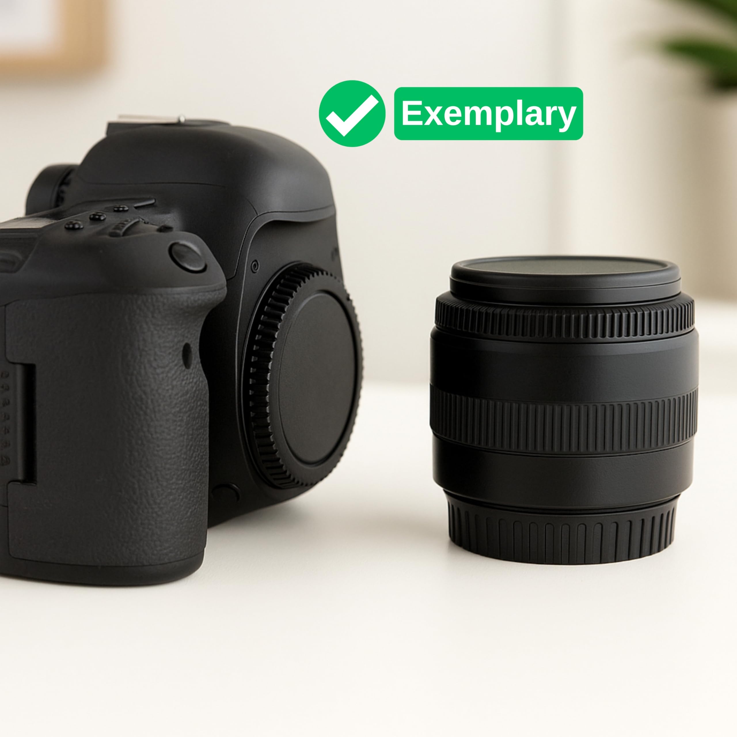 Set accessori per fotocamere con 1 copertura protettiva per fotocamera e 1 copriobiettivo posteriore, compatibile con LEICA M42, per obiettivo da 42 mm, ricambio cappucci protettivi, Camera, Cover