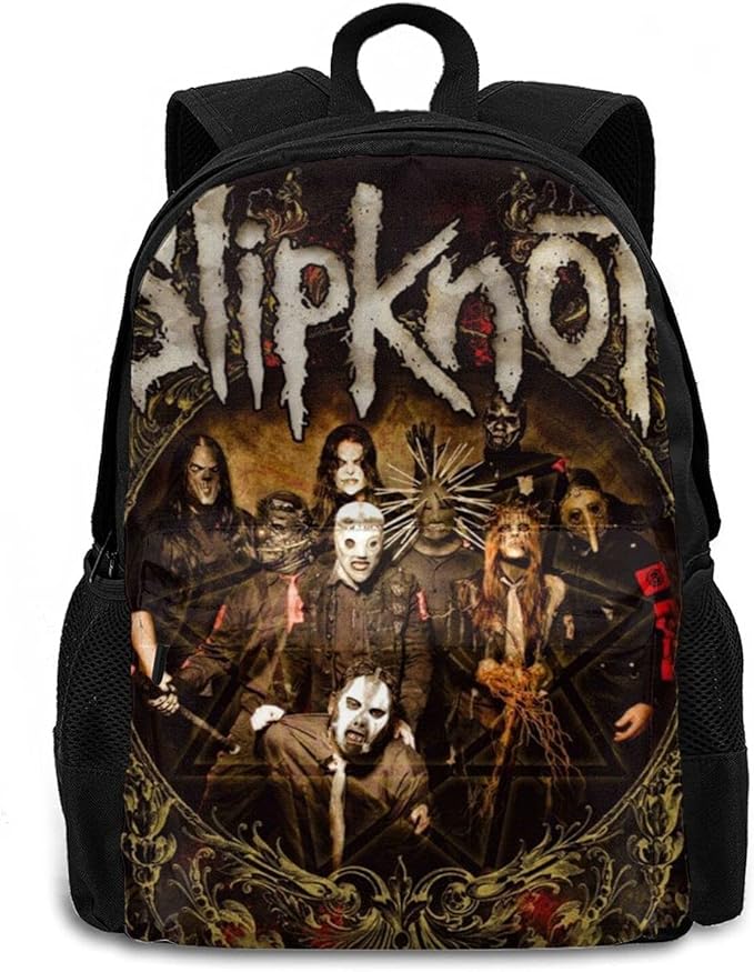 Slipknot Drawstring Backpack Sports Gym Bag,Water Resistant String
