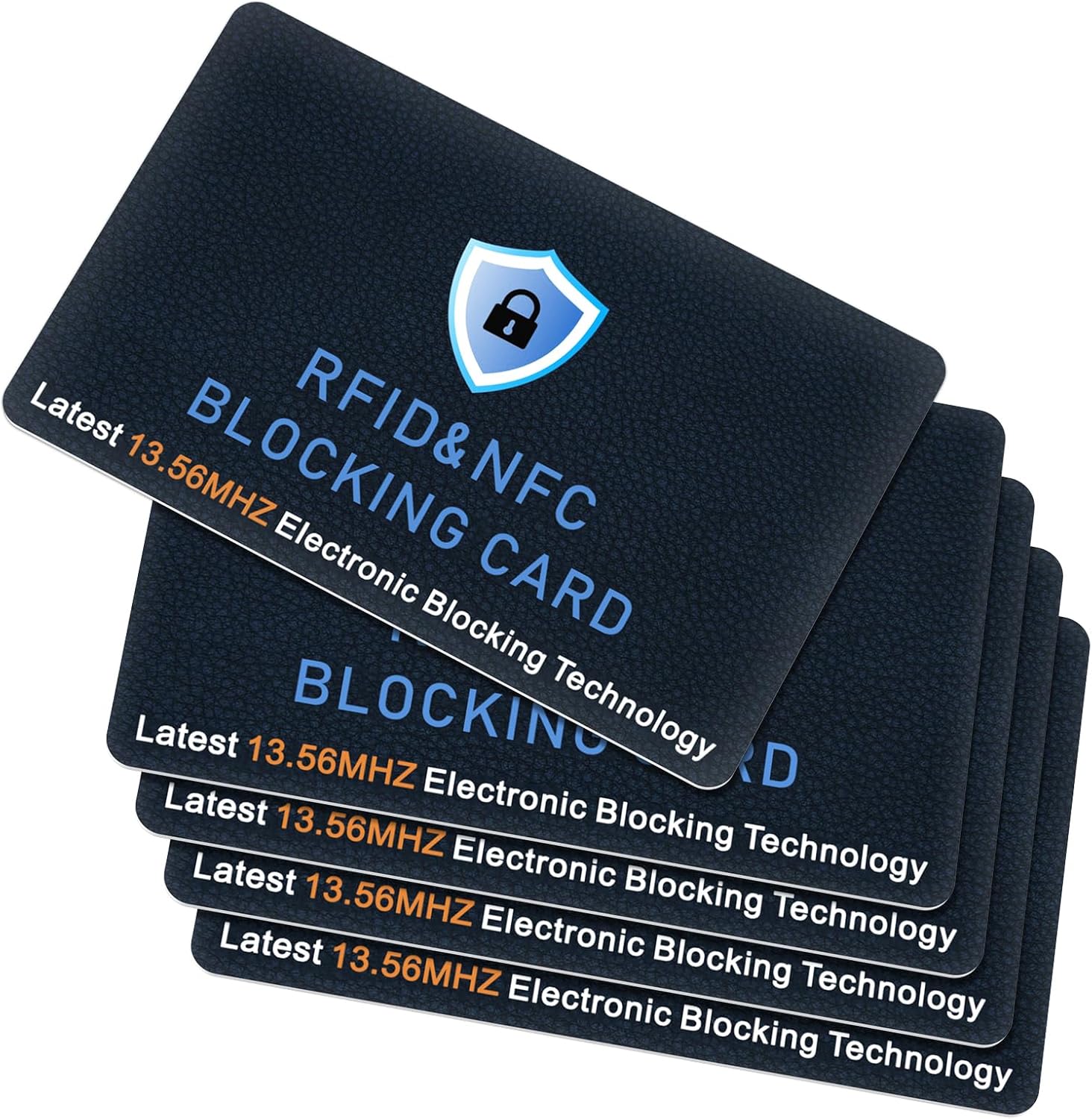 Amazon.com: Meliya RFID Blocking Cards 5 Pack, NFC Contactless Bank ...