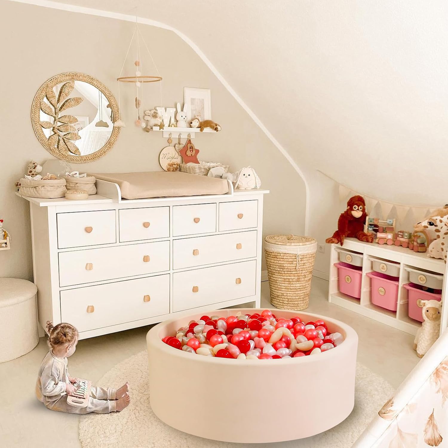 GOGOSO Star Heart Moon Ball Pit Balls, Shaped Play Balls for Ball Pit, 100 200 500 1000 Crush Proof Bpa Free Kids Toddler Baby Pastel Pelotas - Image 2