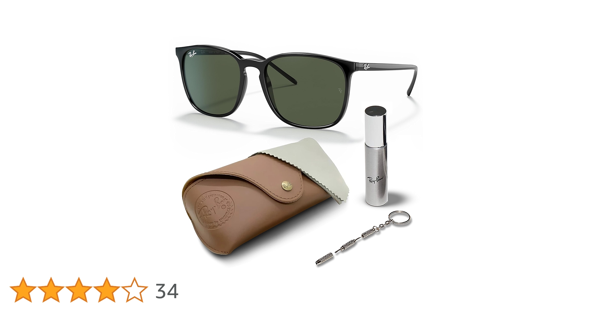 新品レイバン偏光メタルフレーム/サングラス眼鏡メガネめがね釣りスクエア国内正規品 中古・古着通販】RAY-BAN (レイバン) 偏光レンズ(POLARIZED