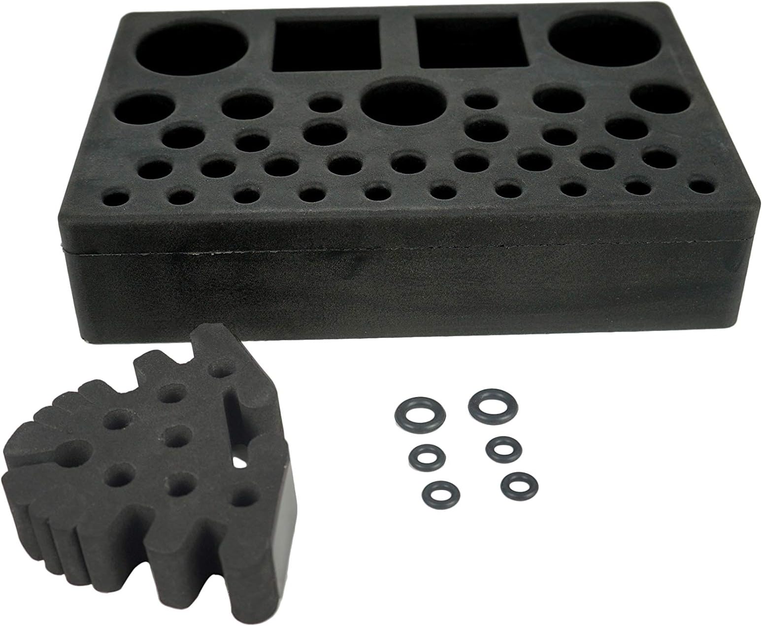 High Density Foam Tool Holder Caddy and Soft Foam Tool Caddy Combo Pack Fly Tying Accessories