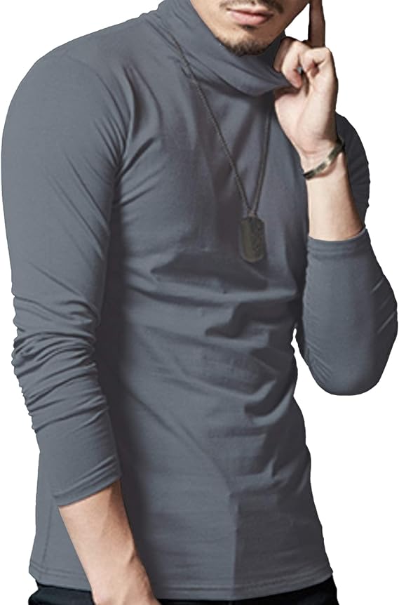 Amazon ユニベイズ タートルネック メンズ 長袖 Tシャツ インナー 薄手 綿 ハイネック Tシャツ カットソー 通販 Amazon ユニベイズ タートルネック メンズ 長袖 Tシャツ インナー 薄手 綿 ハイネック Tシャツ カットソー 通販