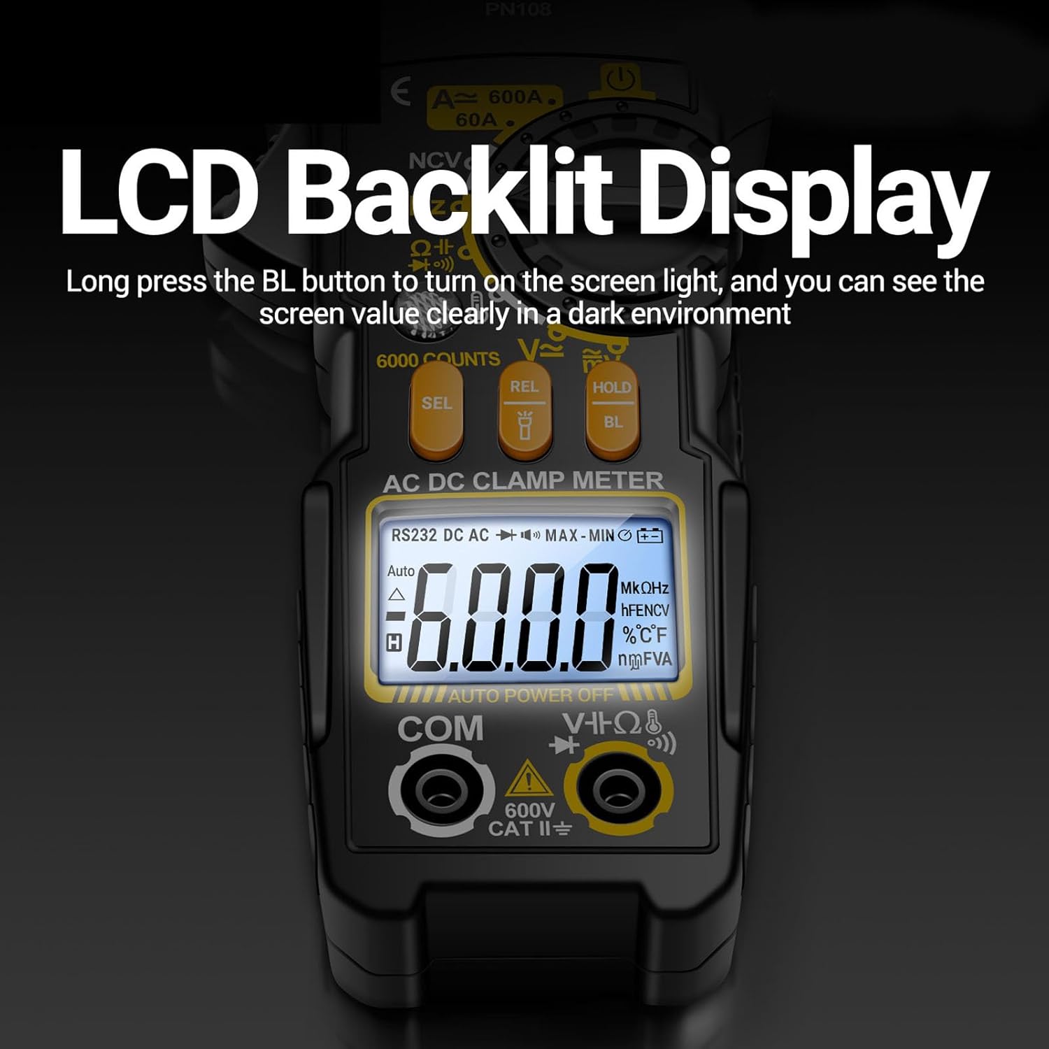 PN108 LCD Backlit Display