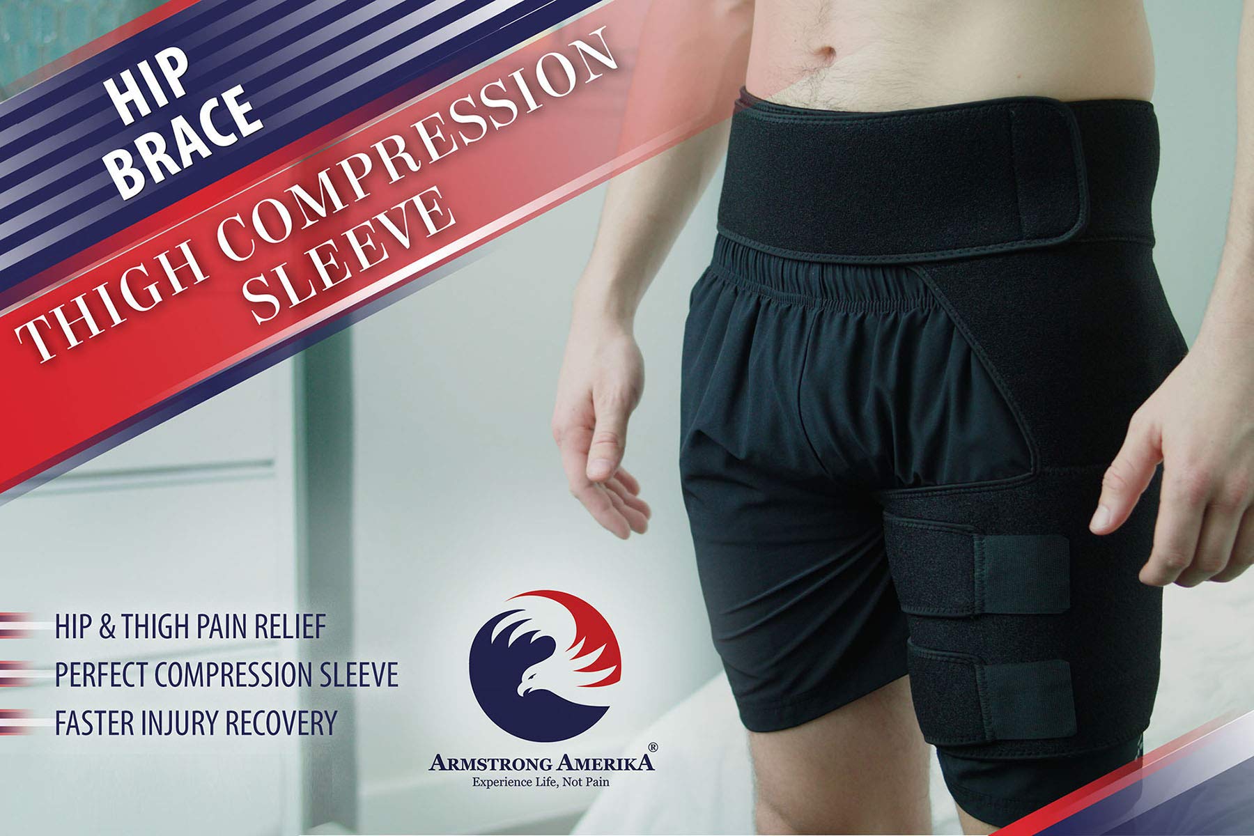 Buy ARMSTRONG AMERIKA Hip Stabilizer and Groin Brace Most Comfortable