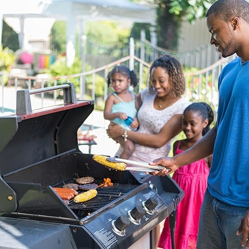 Miniatura 7 de AJinTeby Reemplazo de placa de calor de acero inoxidable para parrilla de gas modelo parrilla de patio trasero, parrilla de gas Uniflame, parrilla