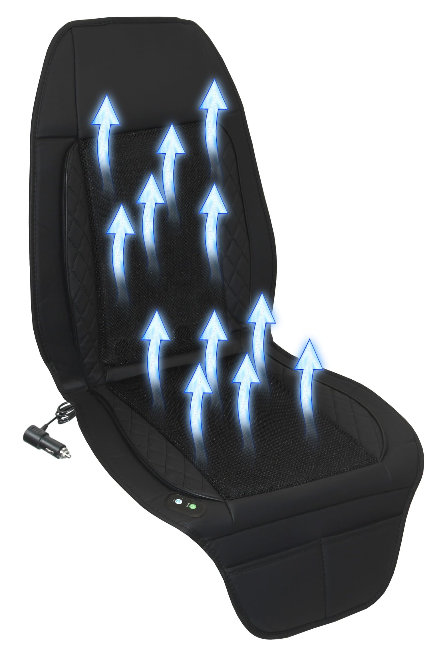 Compass 04083 – Funda de asiento con ventilación DAVE AIR de 12 V