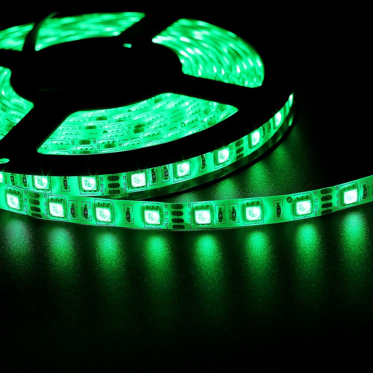 SUPERNIGHT (TM) 16.4ft(5M) 5050 300LEDs/pc RGB multi-color Waterproof(IP-65) SMD Flexible Strip light